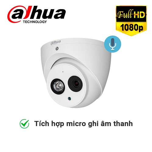 Camera Dahua DH-HAC-HDW1200EMP-A-S4 2.0 Megapixel