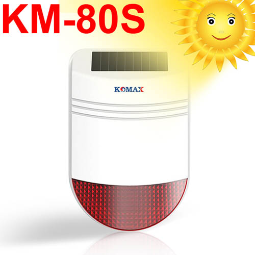 Còi hú không dây dùng pin nắng lượng mặt trời KM-80S
