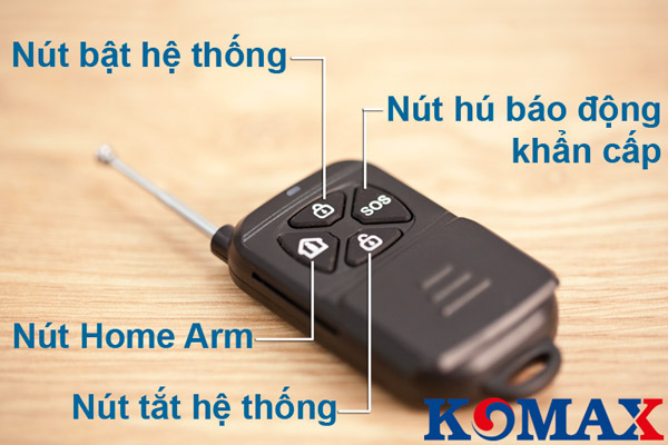 remote điều khiển bộ chống trộm dùng sim cao cấp KM-999 GSM