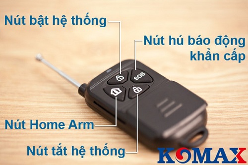 remote sử dụng cho bộ báo trộm KM-903G